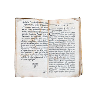 [PROSTITUTION] - Règles et constitutions pour les Filles pénitentes du Bon Pasteur de la ville d’Aix. 1666.