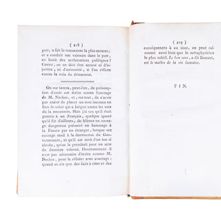ROBERT-DUGARDIER - Examen raisonné de la Constitution de l’an 8. 1803.