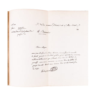 ROBESPIERRE - Reproduction du Carnet de Robespierre. 1870-1880.