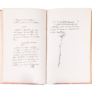 ROBESPIERRE - Reproduction du Carnet de Robespierre. 1870-1880.