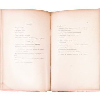 ROBESPIERRE - Reproduction du Carnet de Robespierre. 1870-1880.