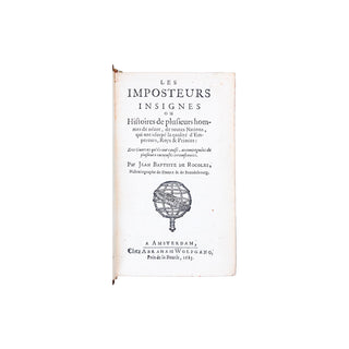 ROCOLES (Jean-Baptiste de) - Les imposteurs insignes. 1683.