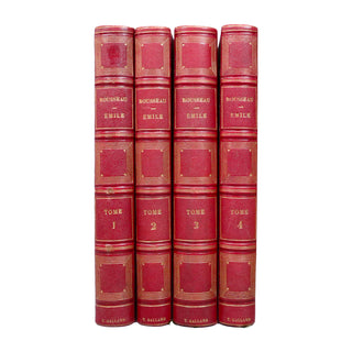 ROUSSEAU (Jean-Jacques) – Émile ou de l’éducation. 1791.