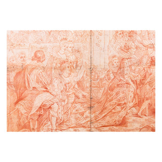 RUBENS - NATTIER - AUDRAN – Le couronnement de Marie de Médicis. av. 1710.