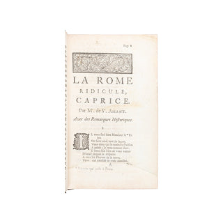 GIRARD DE SAINT-AMANT – LE PETIT - BLAINVILLE - Rome, Paris et Madrid ridicules. 1713.