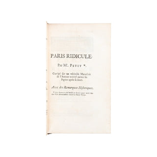 GIRARD DE SAINT-AMANT – LE PETIT - BLAINVILLE - Rome, Paris et Madrid ridicules. 1713.