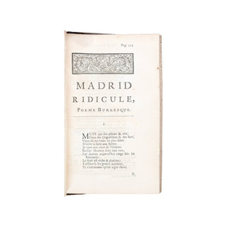 GIRARD DE SAINT-AMANT – LE PETIT - BLAINVILLE - Rome, Paris et Madrid ridicules. 1713.