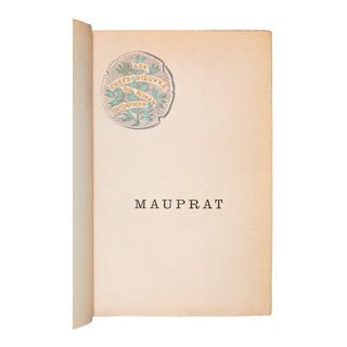 SAND (George) – Mauprat. 1886.