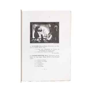Société de la Gravure sur Bois Originale – Deuxième exposition. 1921.