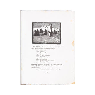 Société de la Gravure sur Bois Originale – Deuxième exposition. 1921.