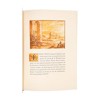 SOCIÉTÉ DE LA GRAVURE SUR BOIS ORIGINALE - Réunion de 10 livres illustrés en reliure uniforme. 1922-1930.
