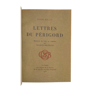 SOCIÉTÉ DE LA GRAVURE SUR BOIS ORIGINALE - Réunion de 10 livres illustrés en reliure uniforme. 1922-1930.