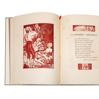 SOCIÉTÉ DE LA GRAVURE SUR BOIS ORIGINALE - Réunion de 10 livres illustrés en reliure uniforme. 1922-1930.