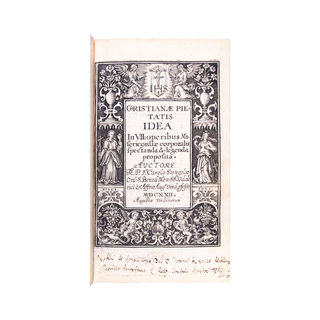STENGEL (Carl) - Christianæ pietatis idea. 1622.