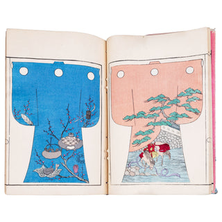 TAKENOSUKE NEZUNI - Some moyō hinagata. 1891.