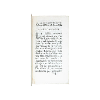 TALLEMANT (Abbé Paul) - Remarques et décisions de l’Académie françoise. 1698.