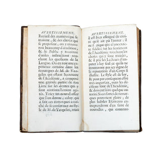 TALLEMANT (Abbé Paul) - Remarques et décisions de l’Académie françoise. 1698.