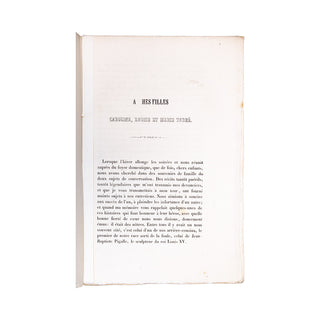 TARBÉ – La vie et les œuvres de Jean-Baptiste Pigalle. 1859.