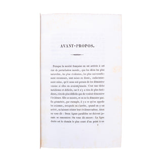THIERS (Adolphe) - De la propriété. 1848.