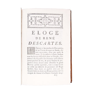 THOMAS - CHAMFORT - Recueil de discours prononcés à l’Académie française. 1765-1769.