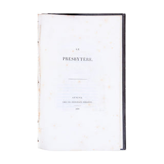 [TÖPFFER (Rodolphe)] - Le Presbytère. 1832.