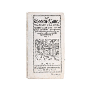 [DANSE MACABRE] VAN MECHEL II (Johann Conrad) - Der Todten-Tantz. 1724.