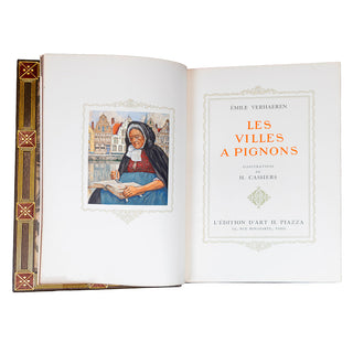 VERHAEREN (Émile) – CASSIERS (Henri) - Les villes à pignons. 1922.