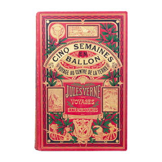 VERNE (Jules) - Cinq semaines en ballon et Voyage au centre de la Terre. c. 1905-1914.