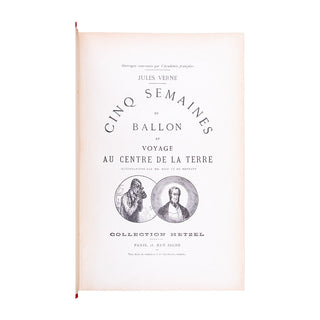 VERNE (Jules) - Cinq semaines en ballon et Voyage au centre de la Terre. c. 1905-1914.