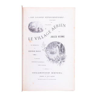 VERNE (Jules) - Le village aérien. Les histoires de Jean-Marie Cabidoulin. c. 1901-1902.
