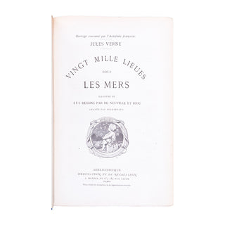 VERNE (Jules) - Vingt mille lieues sous les mers. c. 1884-1888.