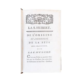 LE VERRIER DE LA CONTERIE (Jean-Baptiste-Jacques) - Vénerie normande. 1778.