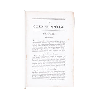 VIARD (André) - Le cuisinier impérial. 1808.