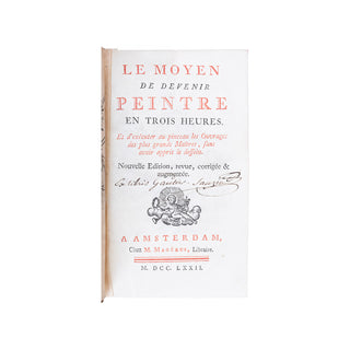 VISPRÉ (François-Xavier) - Le moyen de devenir peintre en trois heures. 1772.