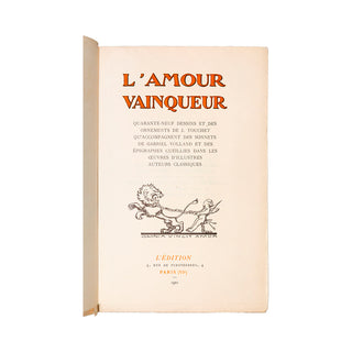 VOLLAND (Gabriel) – L’Amour vainqueur. 1921.