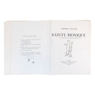 VOLLARD (Ambroise) - Sainte-Monique. 1930.