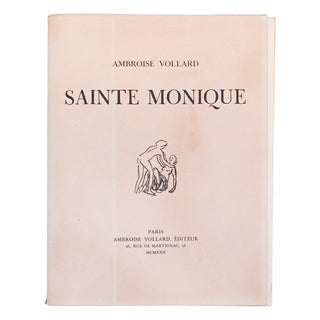 VOLLARD (Ambroise) - Sainte-Monique. 1930.